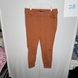 Torrid Jegging Skinny High-Rise Jean Rust/Copper